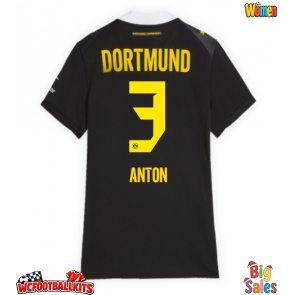 Borussia Dortmund Waldemar Anton #3 Replica Away Stadium Shirt for Women 2026-27 Short Sleeve